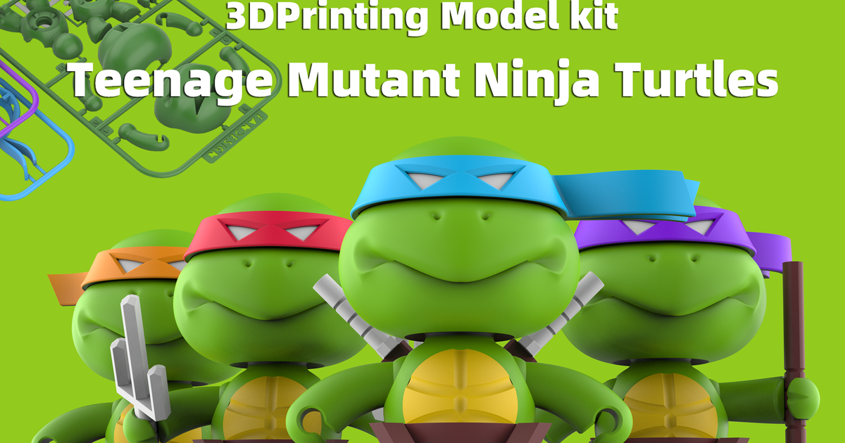 STL file Turtle Ninja Hand 🐢・3D printable design to download・Cults