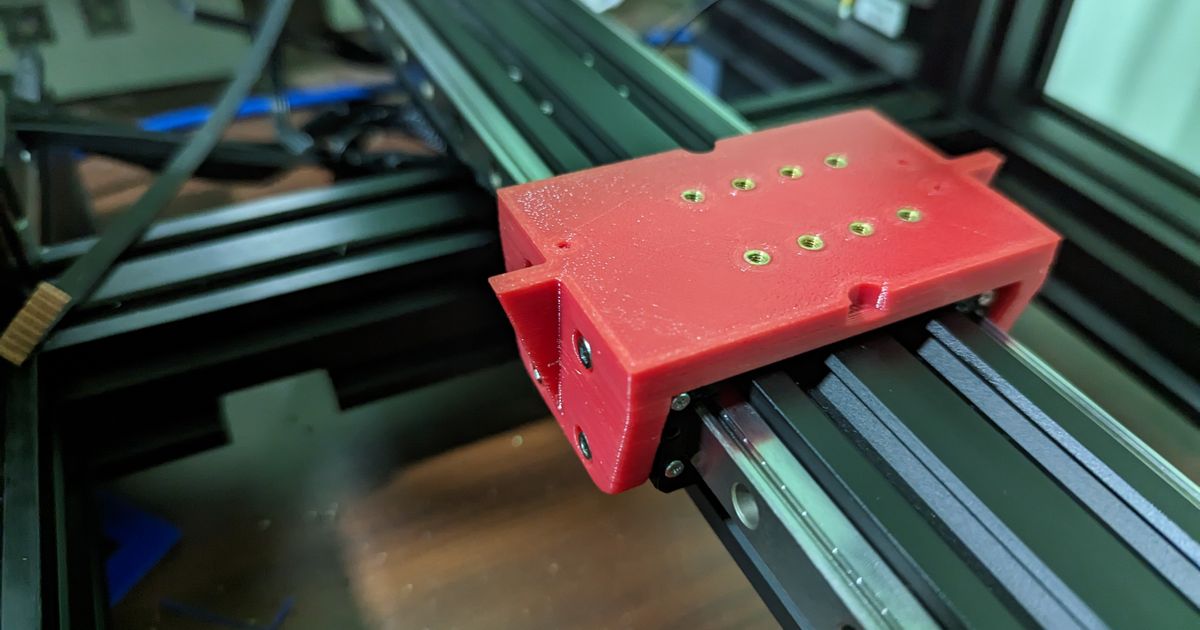 Ender 3 Pro Dual Y Axis Linear Rail Mount for BLV Carriage by Thimira