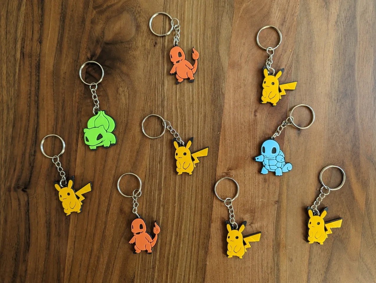 STL file 5 Pokémon 3 Keychain 🗝️・3D printing template to download・Cults