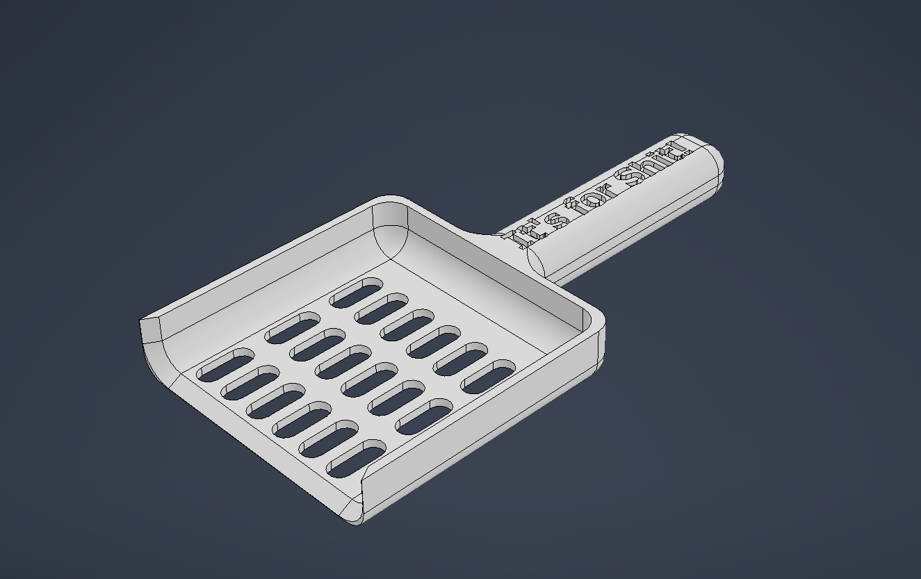 Cat litter scoop by steamcatcher Download free STL model