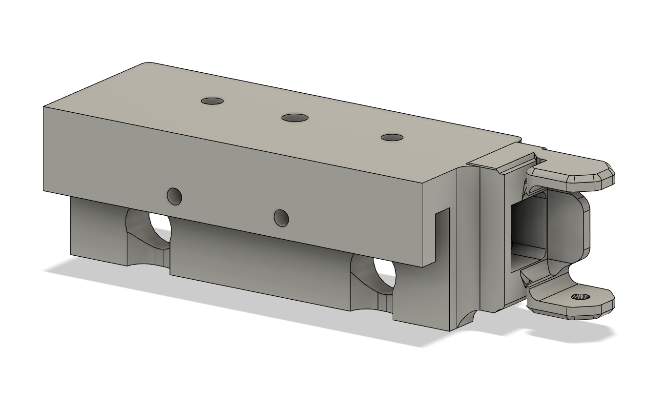 Orbiter 2.0 adapter for Ender 6 with cable chain slot by Claus Isenberg Download free STL