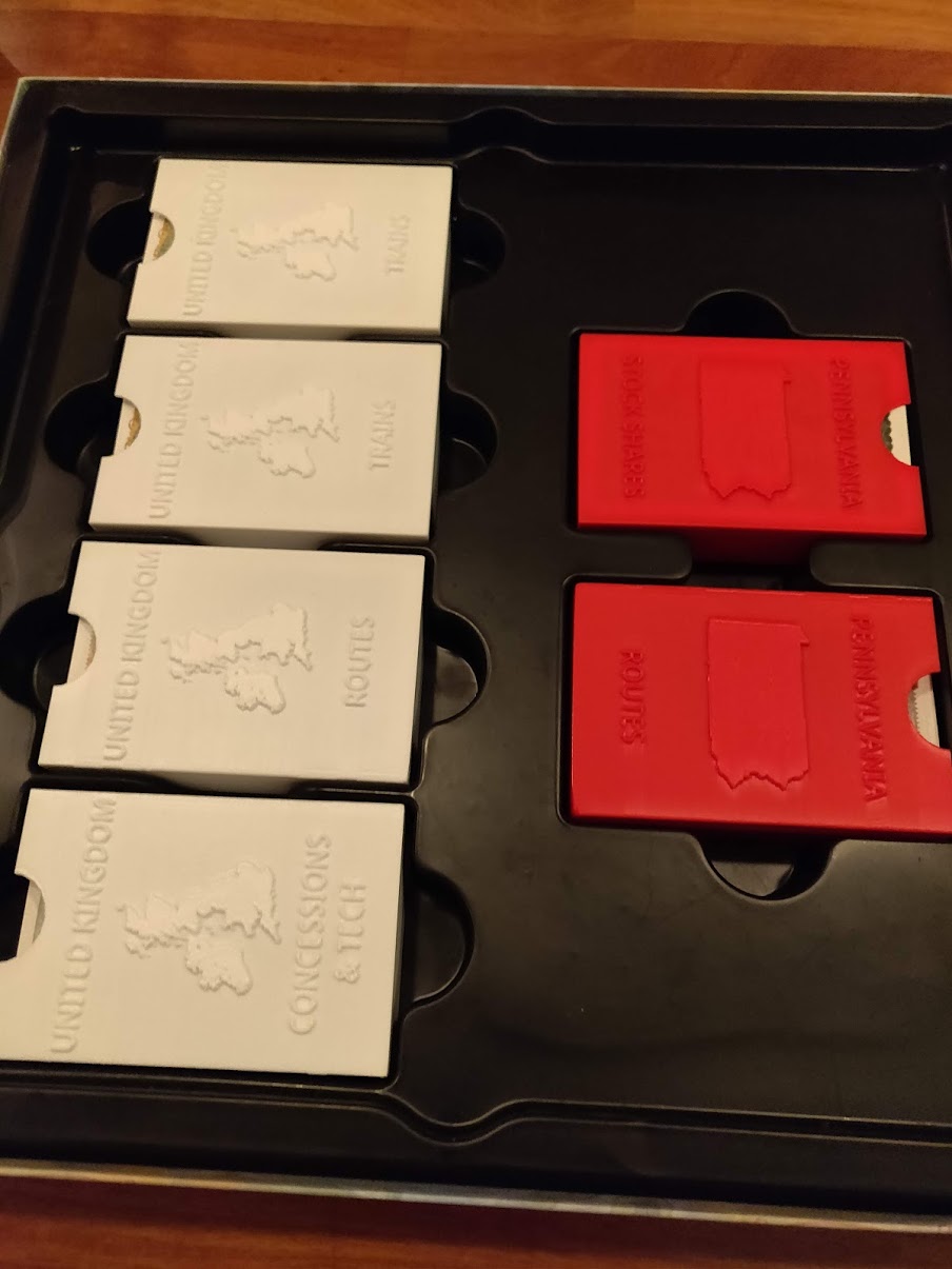 Ticket to Ride cardholders by Pieter | Download free STL model ...