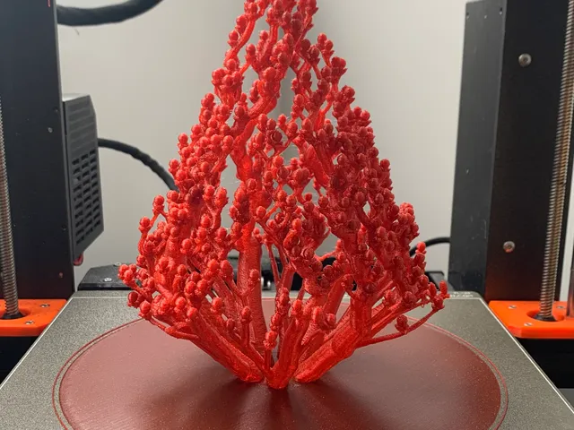 Organic Christmas Tree (OpenSCAD)