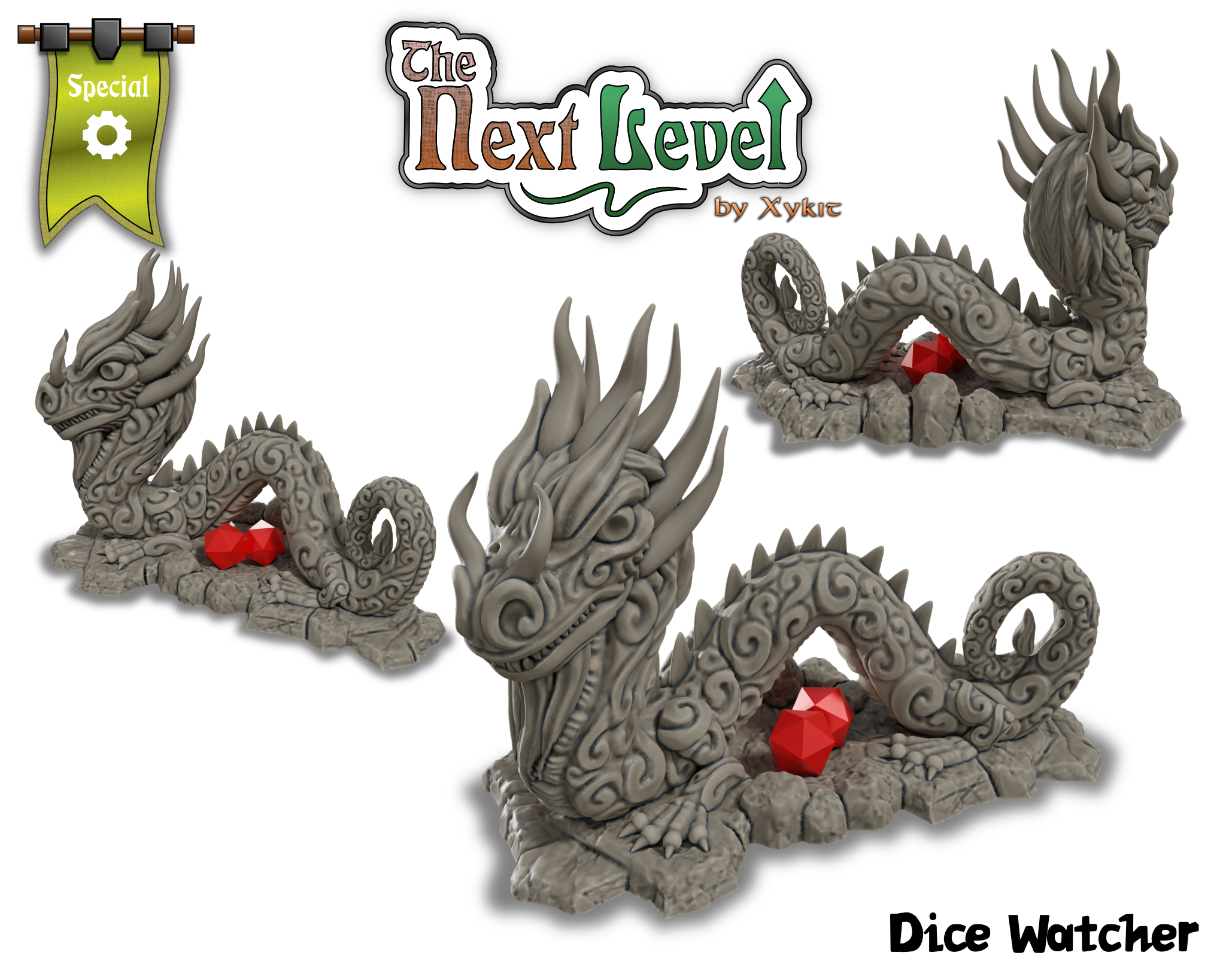 Chinese Dragon - Dice Watcher The Next Level Kickstarter