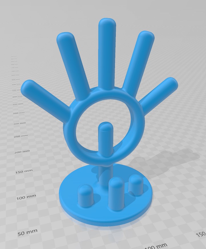 Conceptual Ring holder by MR3D Download free STL model