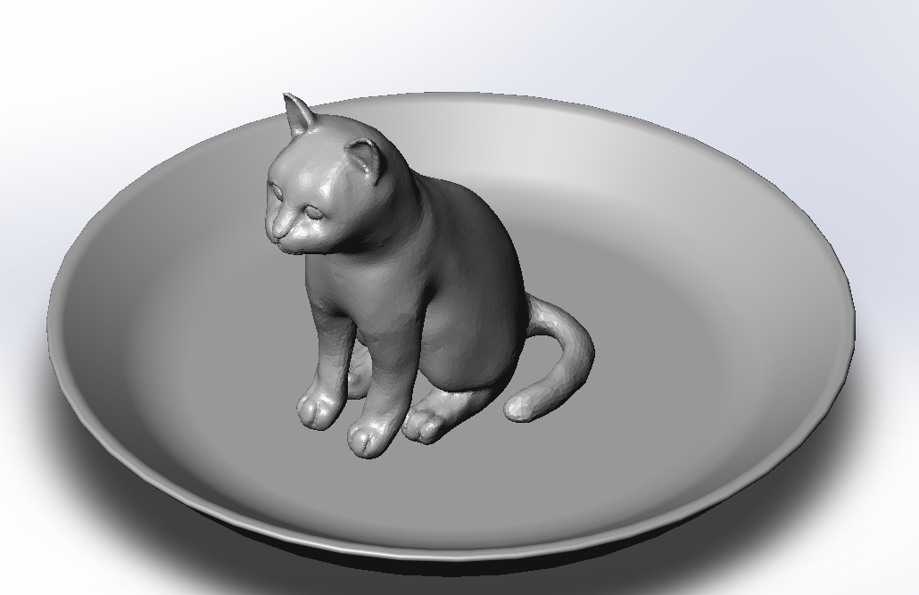 Miniatura 2 do modelo 3D Cat Ring Holders