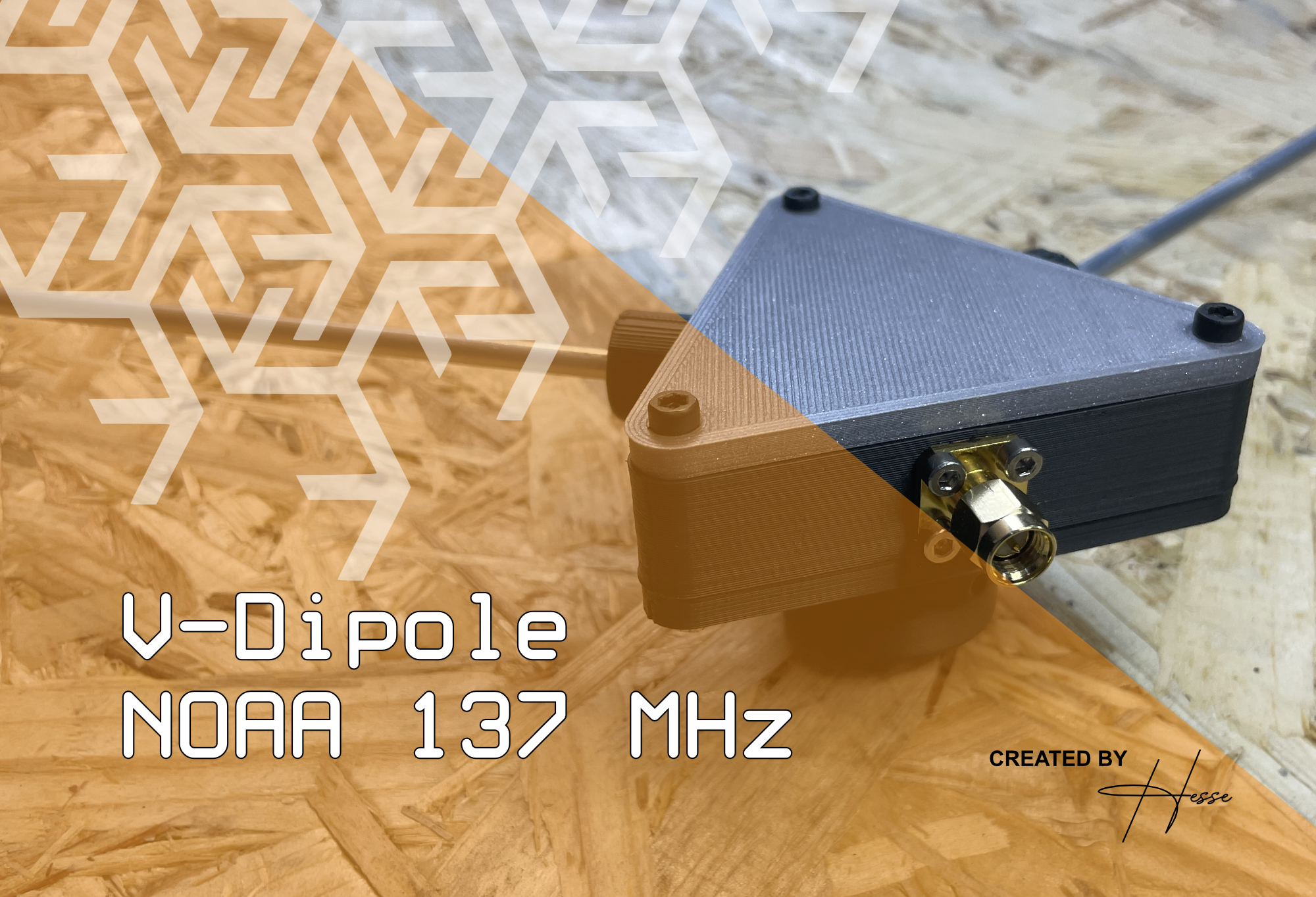Antenna V-Dipole 137 MHz