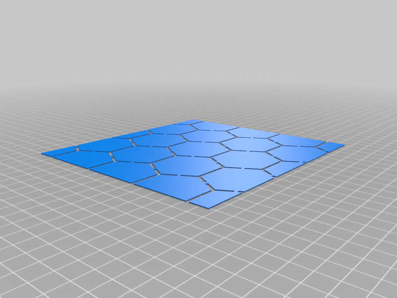 Honeycomb stencil