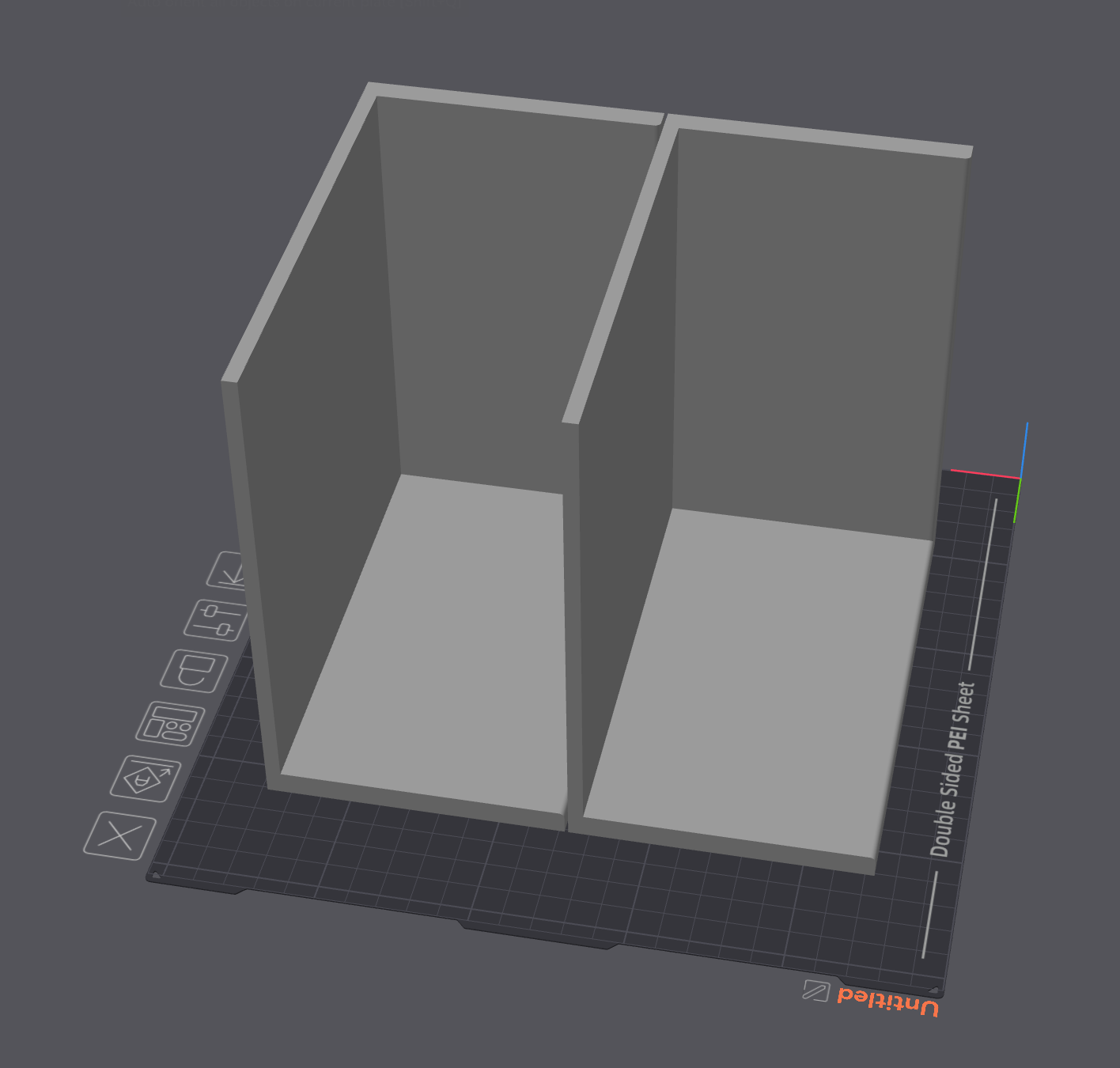 Miniatura 2 do modelo 3D Kallax CD Shelf Insert (4-Way Split / Material-Saving Design)