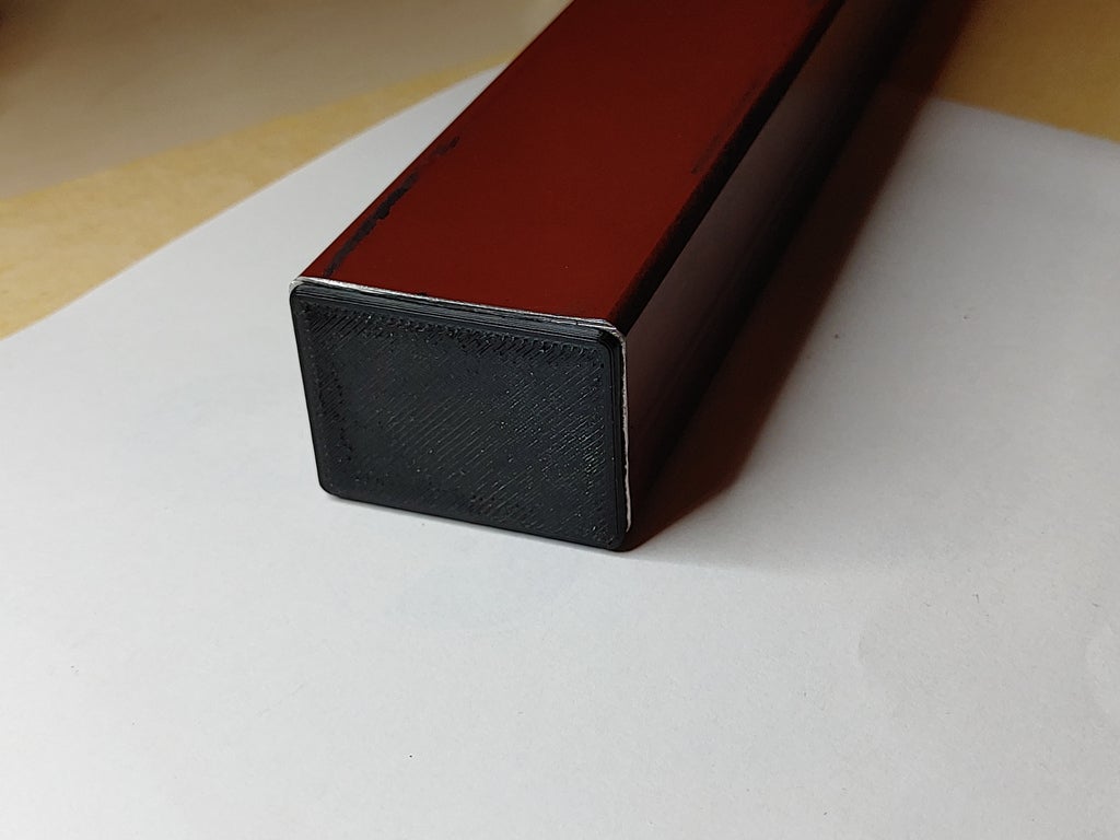 Cover for steel tube 30x40mm