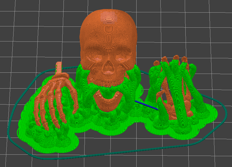 Skeleton in Radioactive ooze
