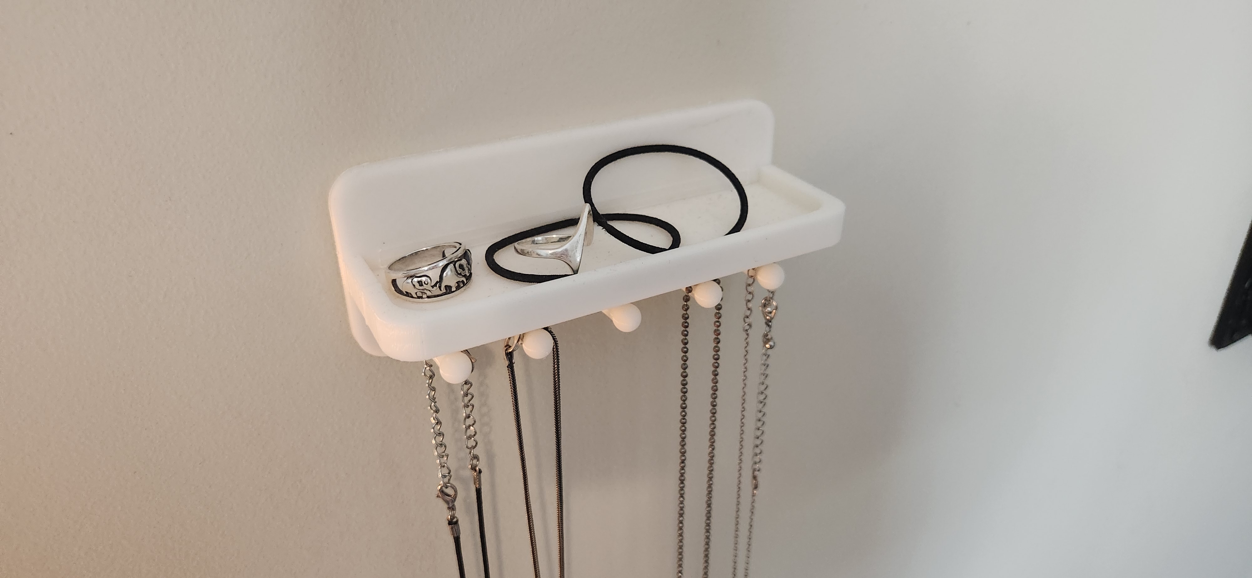 Wall Necklace and Ring Holder