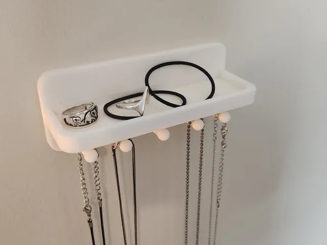 Wall Necklace and Ring Holder