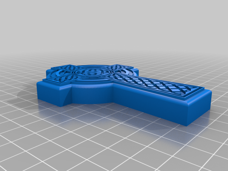 Celtic Cross Box by KCWarthog3D | Download free STL model | Printables.com