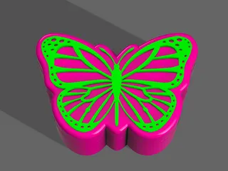 Butterfly Box by KCWarthog3D | Download free STL model | Printables.com