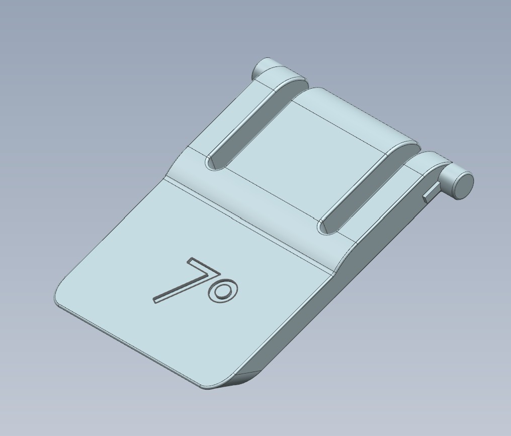 Logitech K345 keyboard feet
