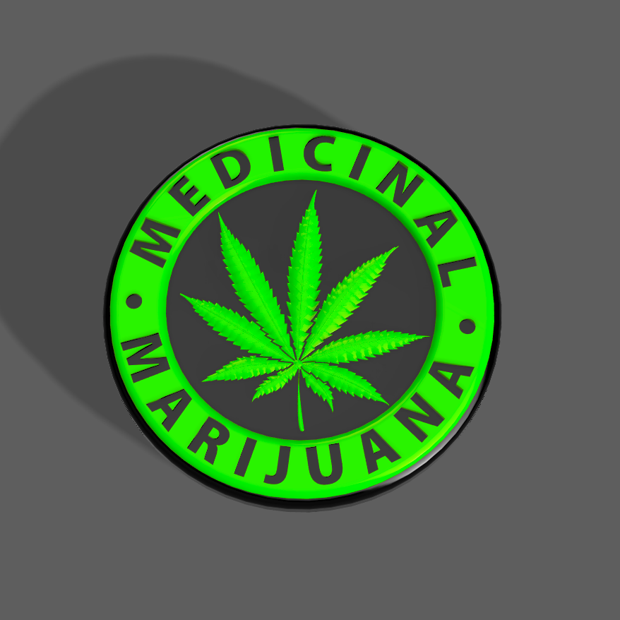 Medicinal Marijuana Coin