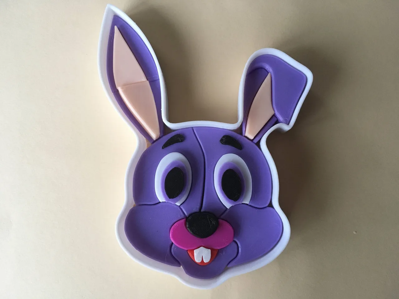 3D puzzle - Rabbit face by 3D|Nest | Download free STL model |  