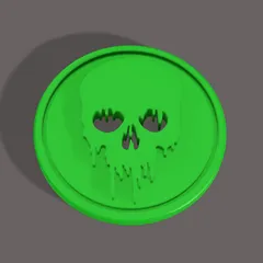 Bleeding Skull Coin