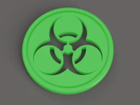 Biohazard Coin