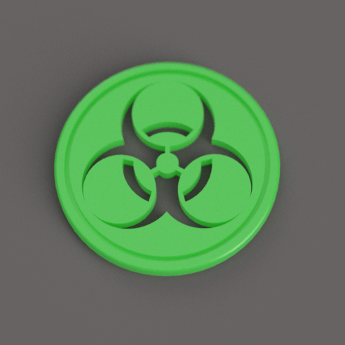 Biohazard Coin (Sadece Plastik Aparattır!!!)