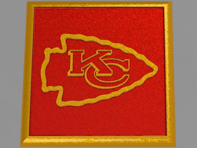 KC Chiefs Drink Coaster