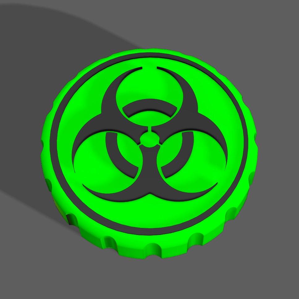 Biohazard - Stash Jar Lid