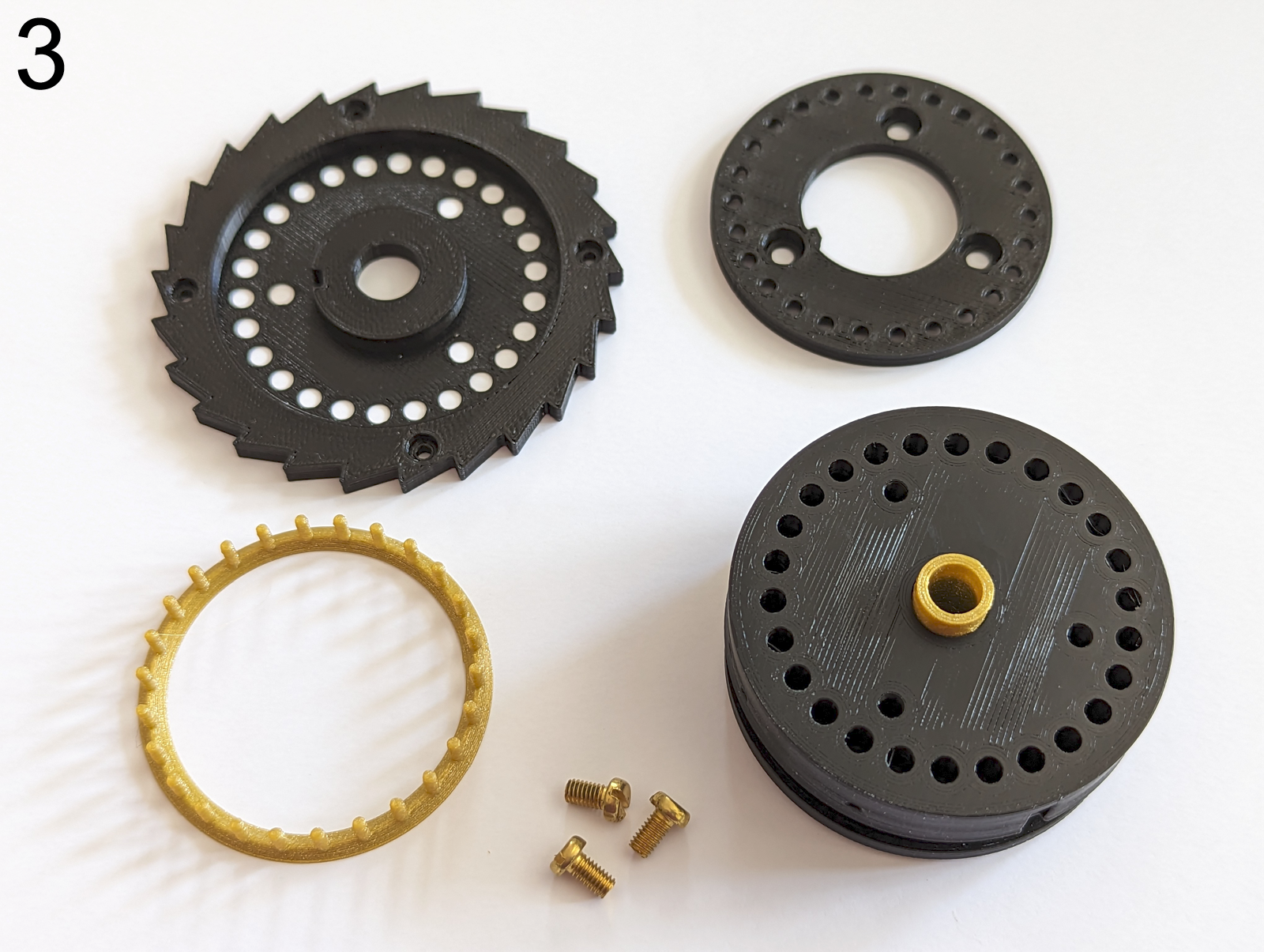 Miniatura 9 do modelo 3D Replica Enigma Machine Rotor