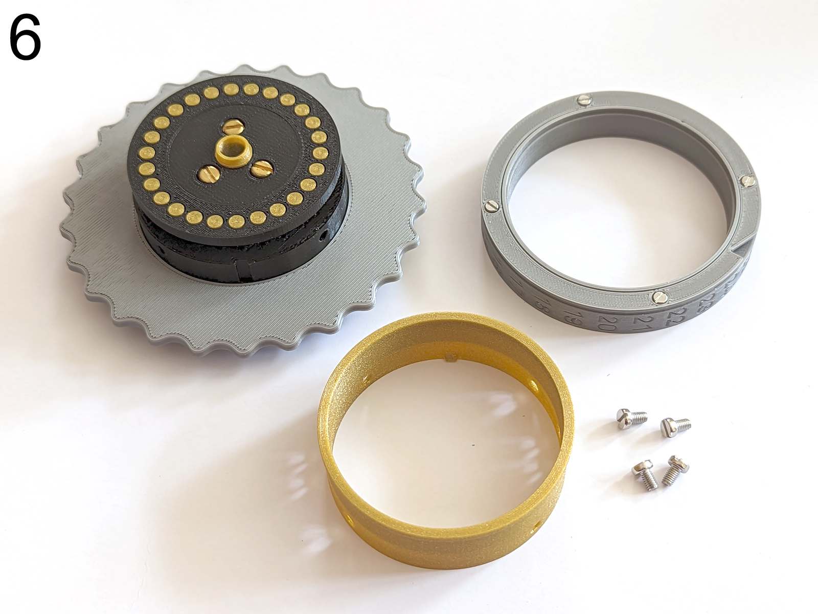 Miniatura 17 do modelo 3D Replica Enigma Machine Rotor