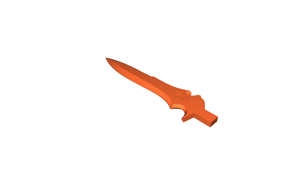 Resident Evil 4 Remake - Jack Krauser combat knife 3D model 3D printable