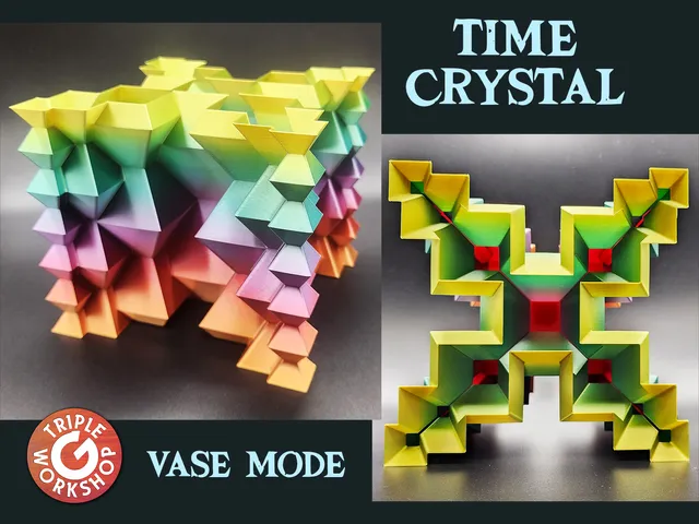 Time Crystal ⧗ Spiral Vase