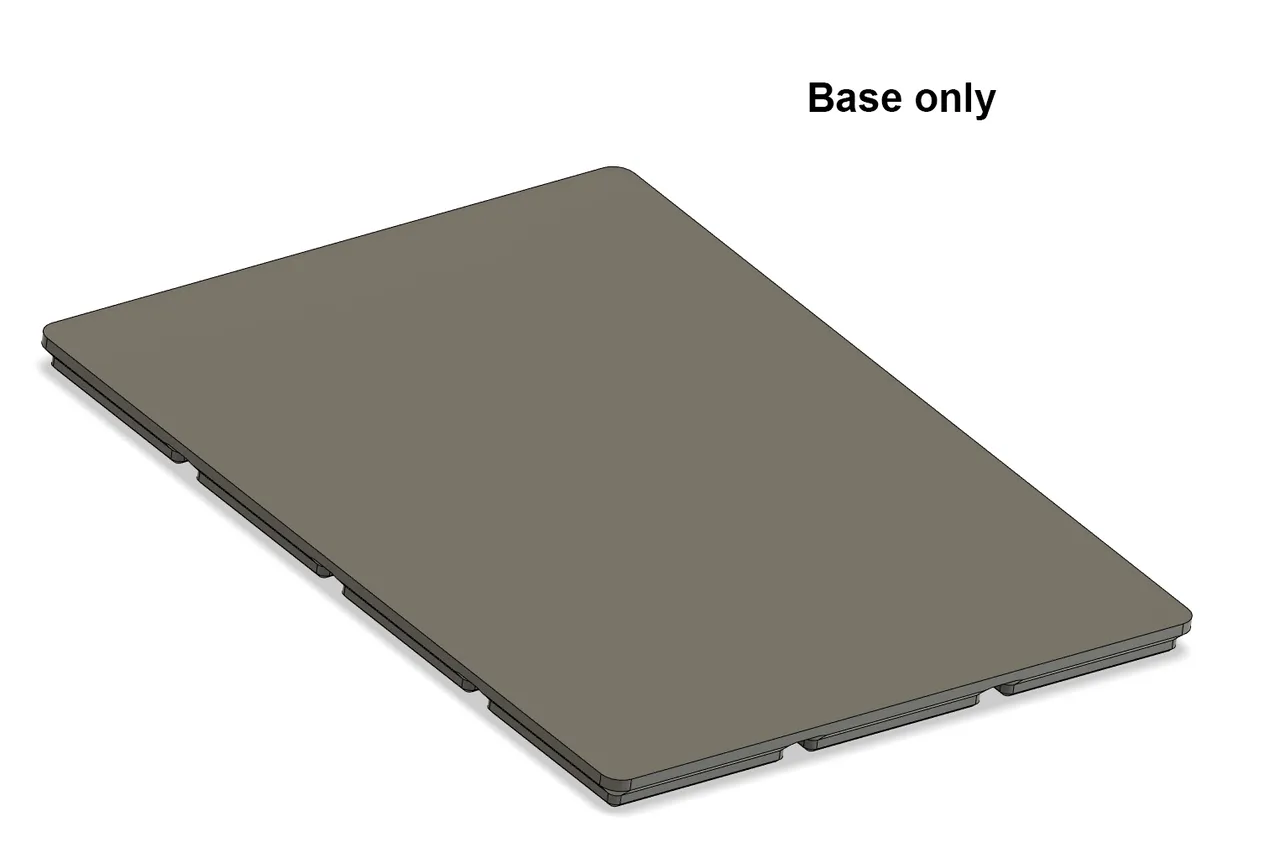 Parametric Gridfinity Bottoms (Gridfinity model base) by InaniaEtVana ...