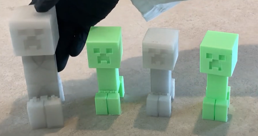 Minecraft Creeper – articulated and regular by Make It Lab | Download ...