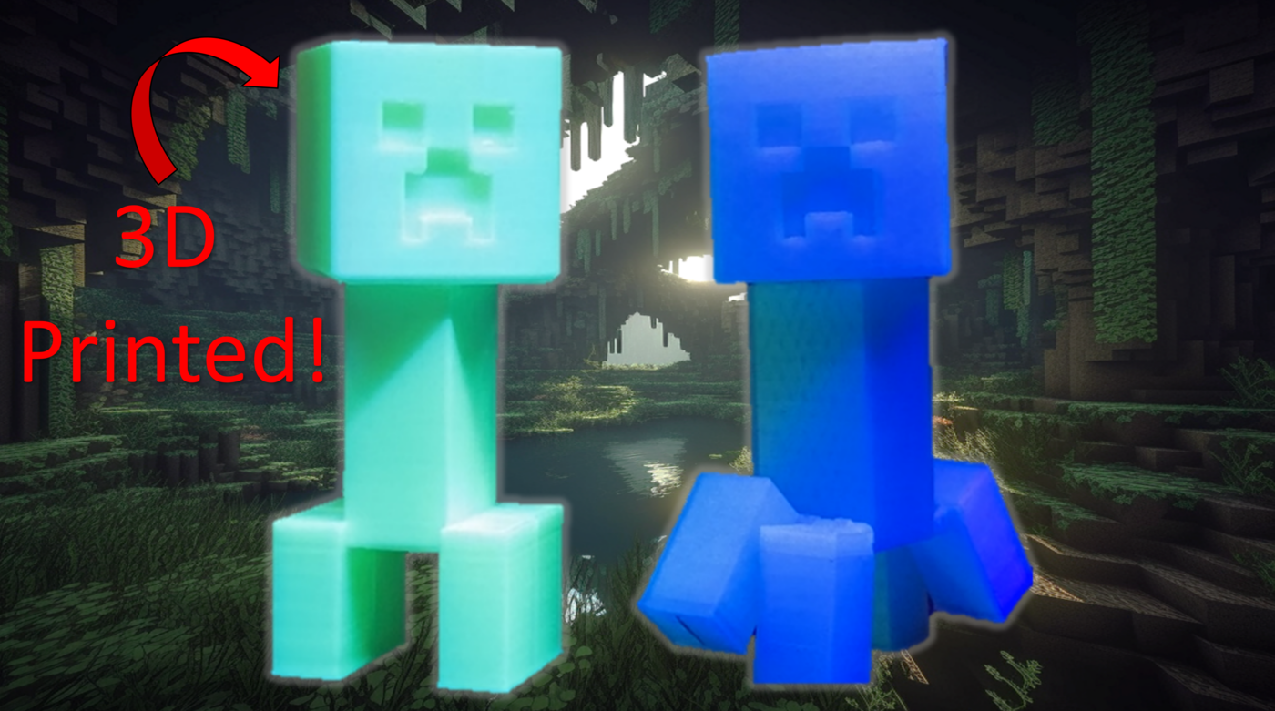 Minecraft Creeper – articulated and regular