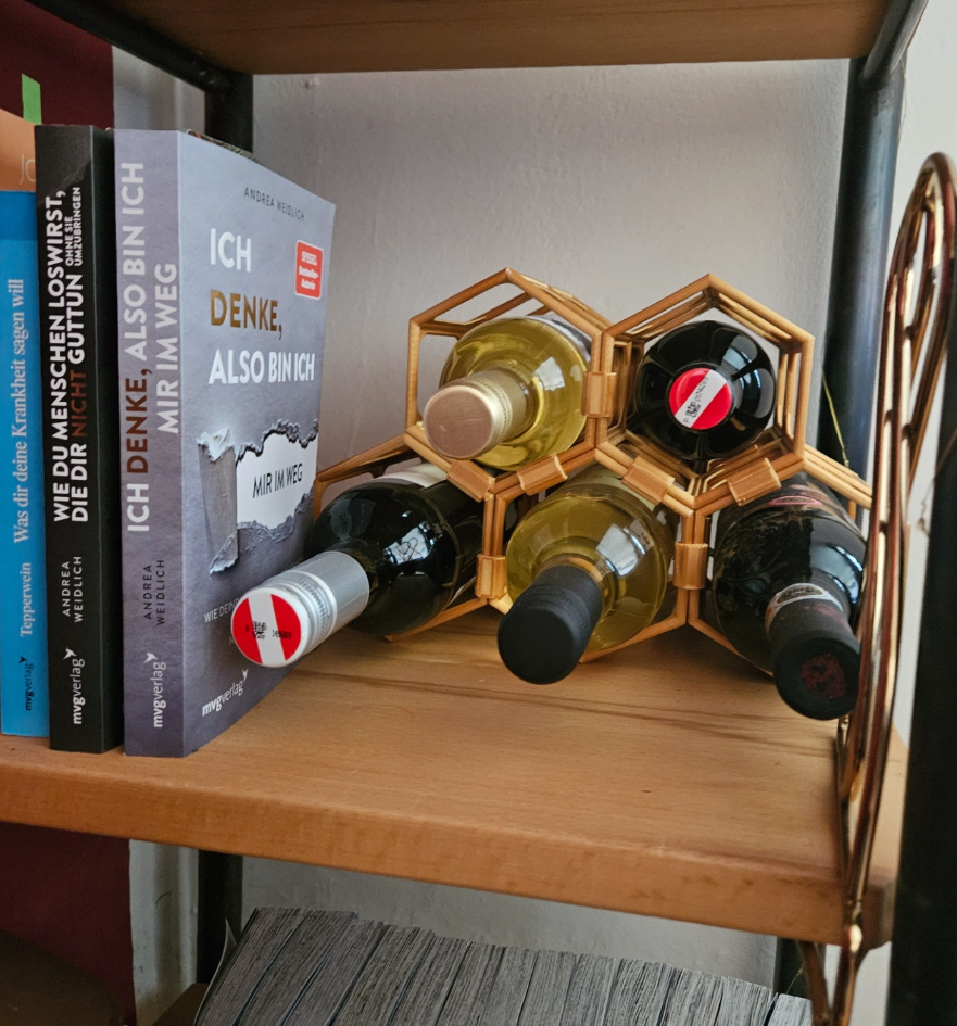 modular hexagonal Wine shelf
