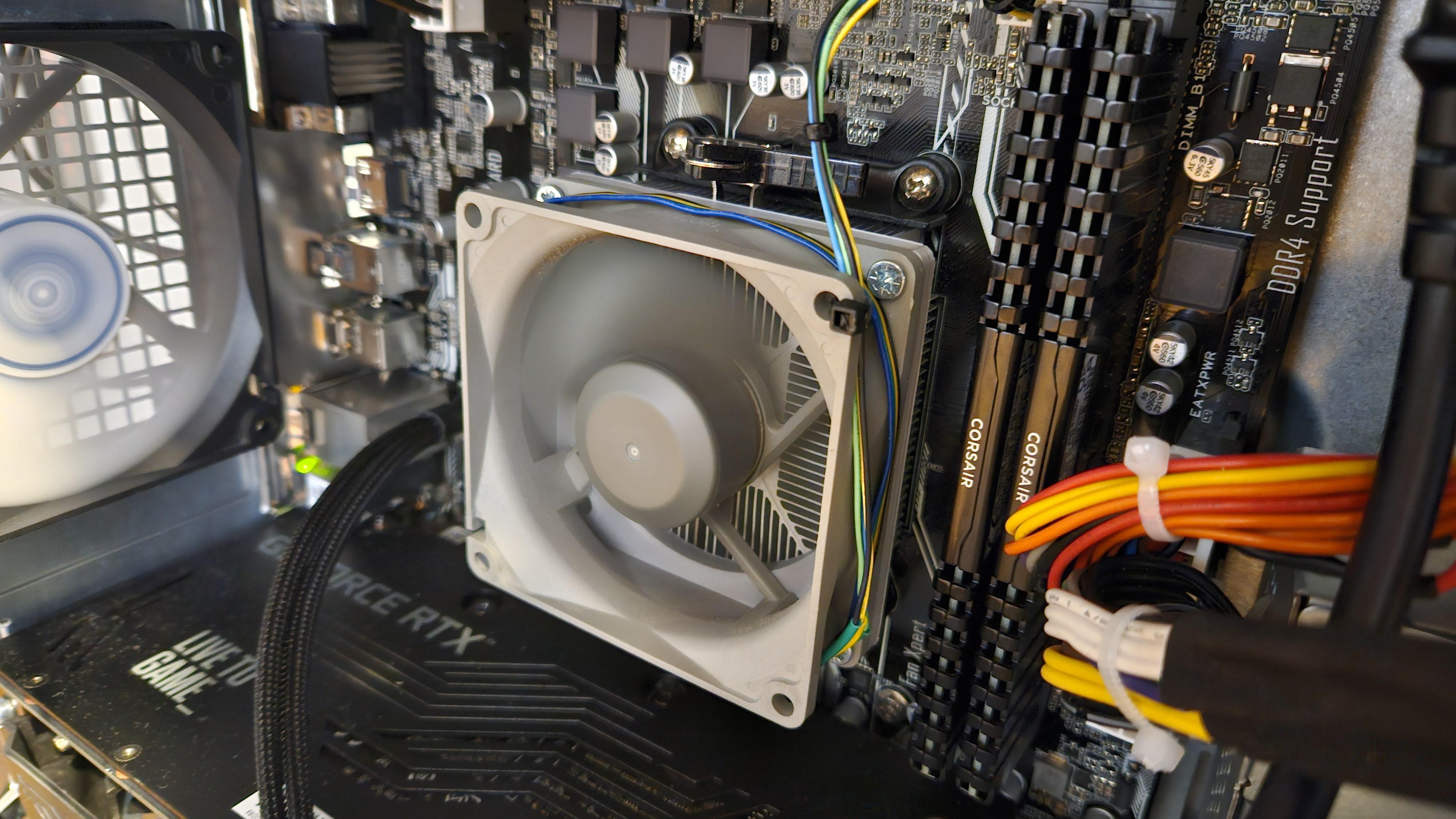 80mm PC Fan to 70mm Mounting Plate / Adapter — miniatura 4