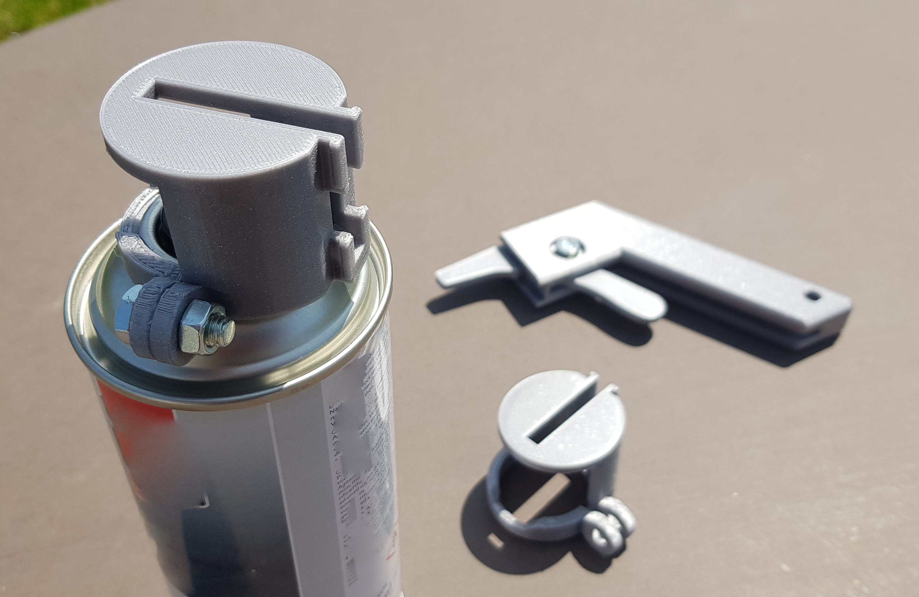 Miniatura 2 do modelo 3D Spray Can Handle - Modular Head