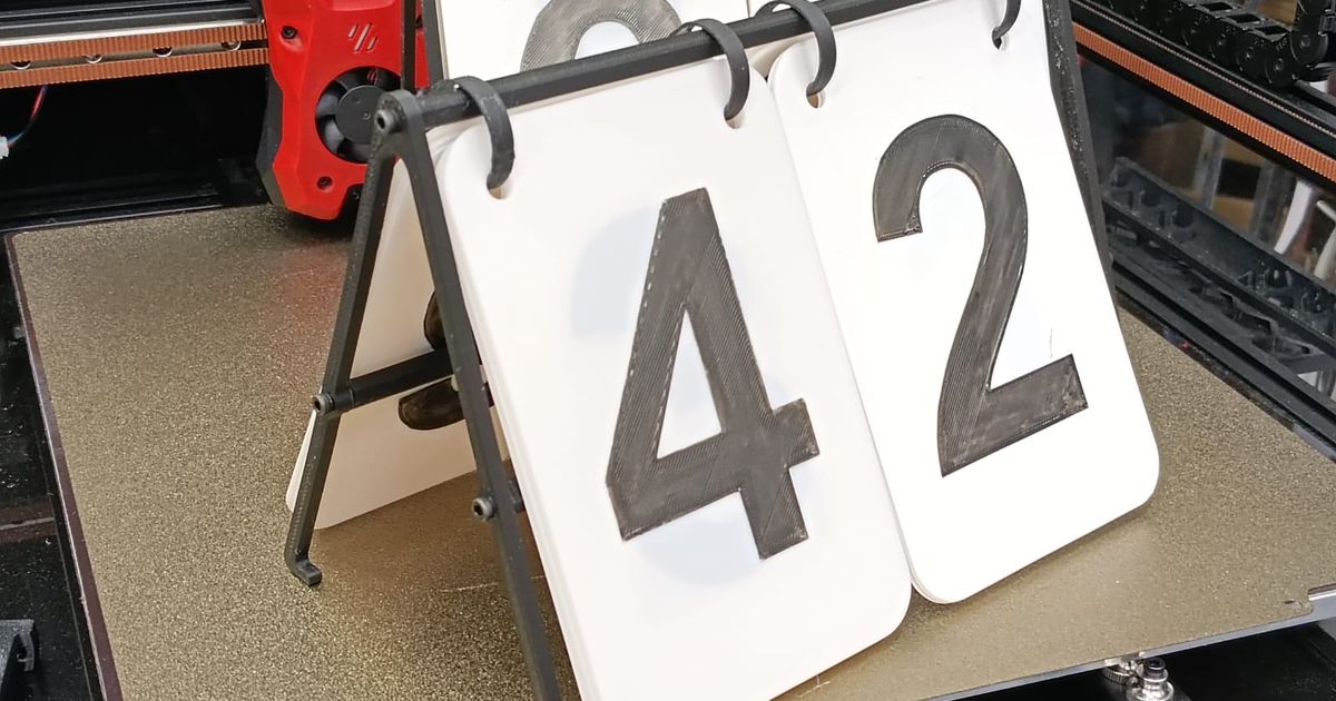 Flip Scoreboard by Martha Download free STL model