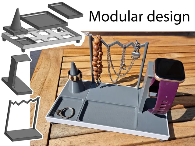 Modular jewellery holder