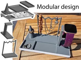 Modular jewellery holder