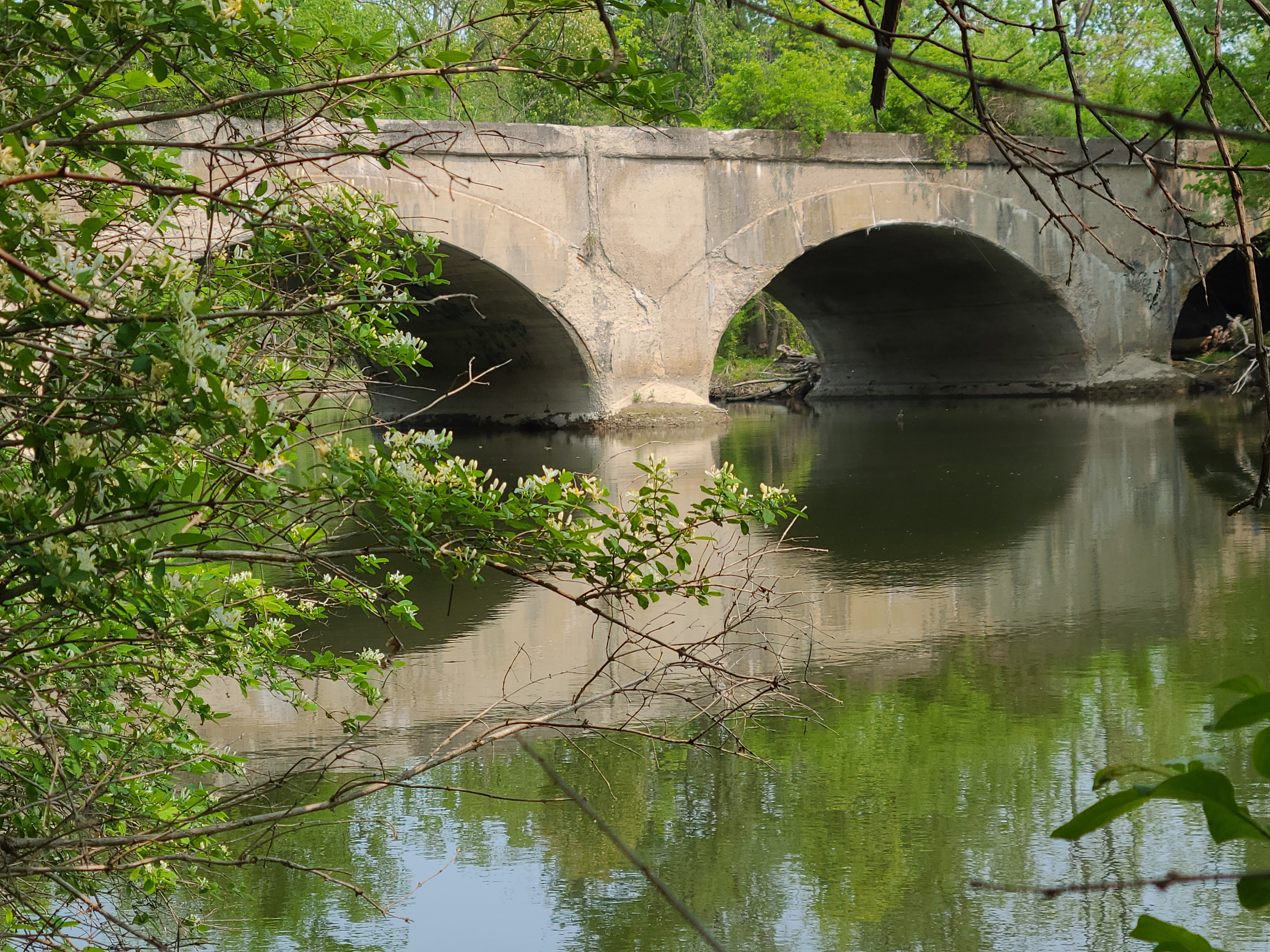 NYC and later Penn Central Concrete Arch Model Railroad Bridge