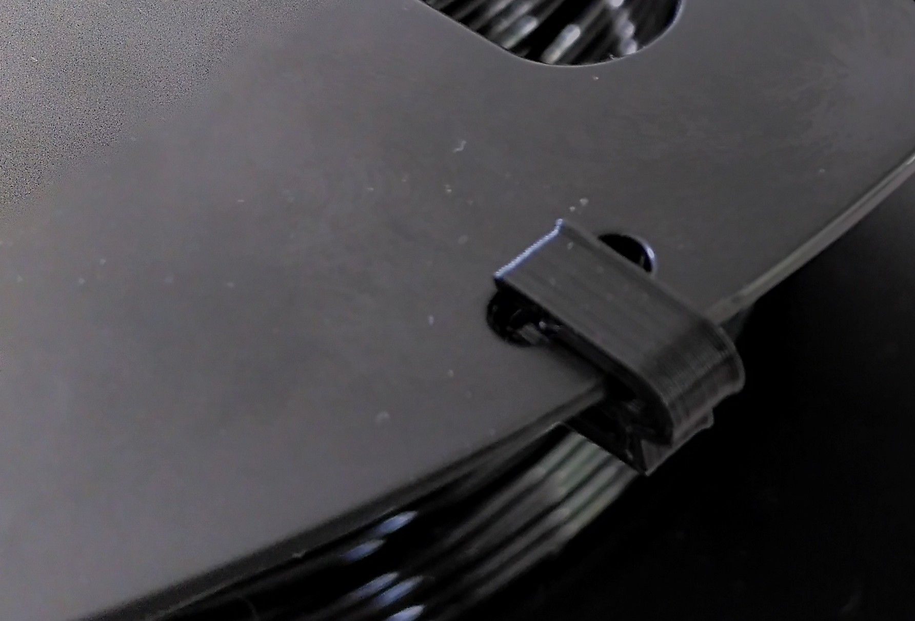Filament Clip for thin spool edge