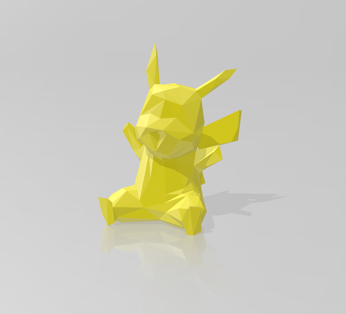 Low Poly Pikachu Pokémon
