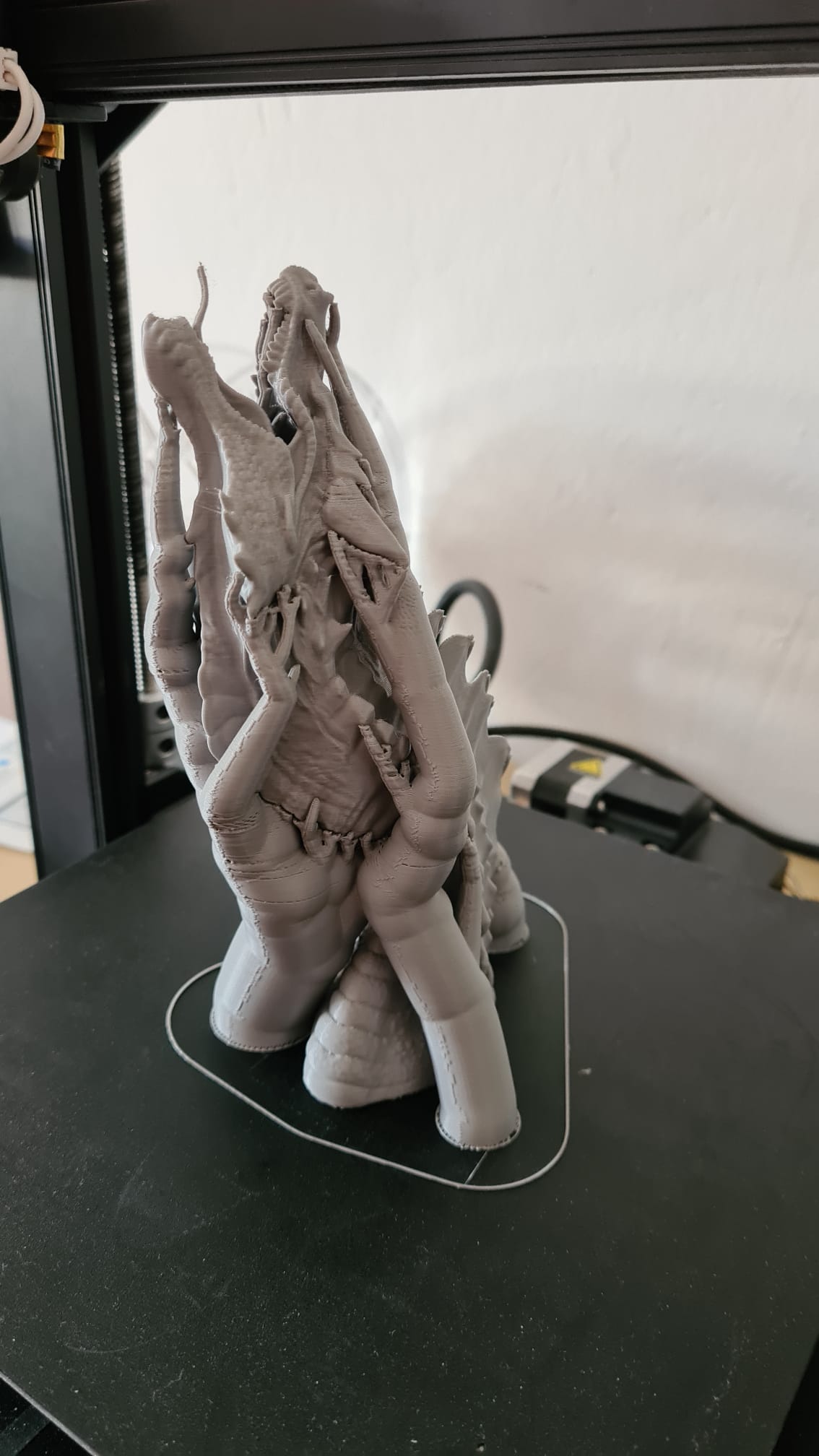 Dragon Drogon bust on the wall base