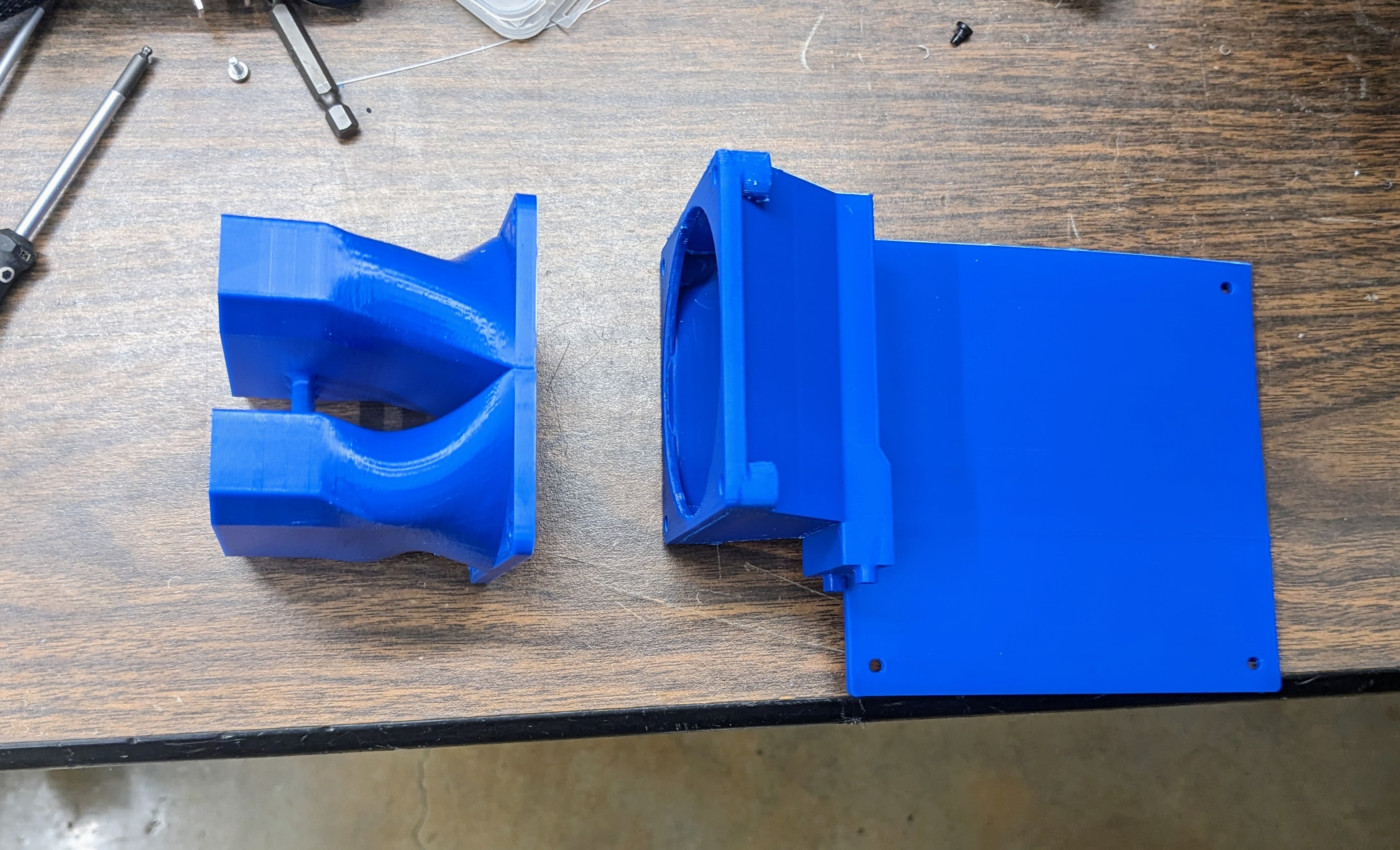 120mm Blower to 80mm Axial Fan Duct