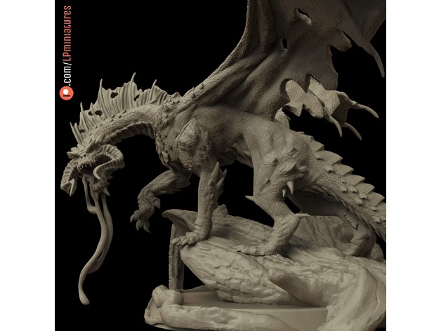 Miniatura 4 do modelo 3D Black Dragon
