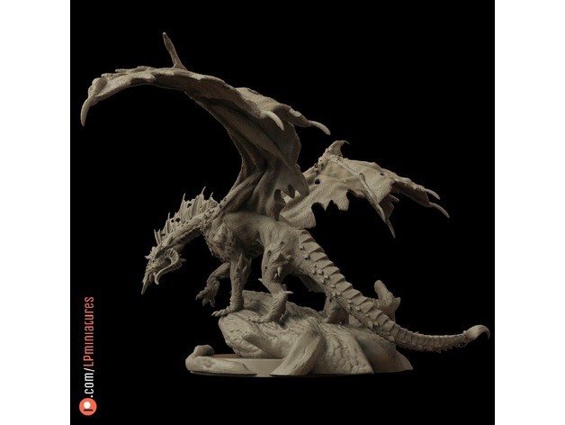 Miniatura 2 do modelo 3D Black Dragon
