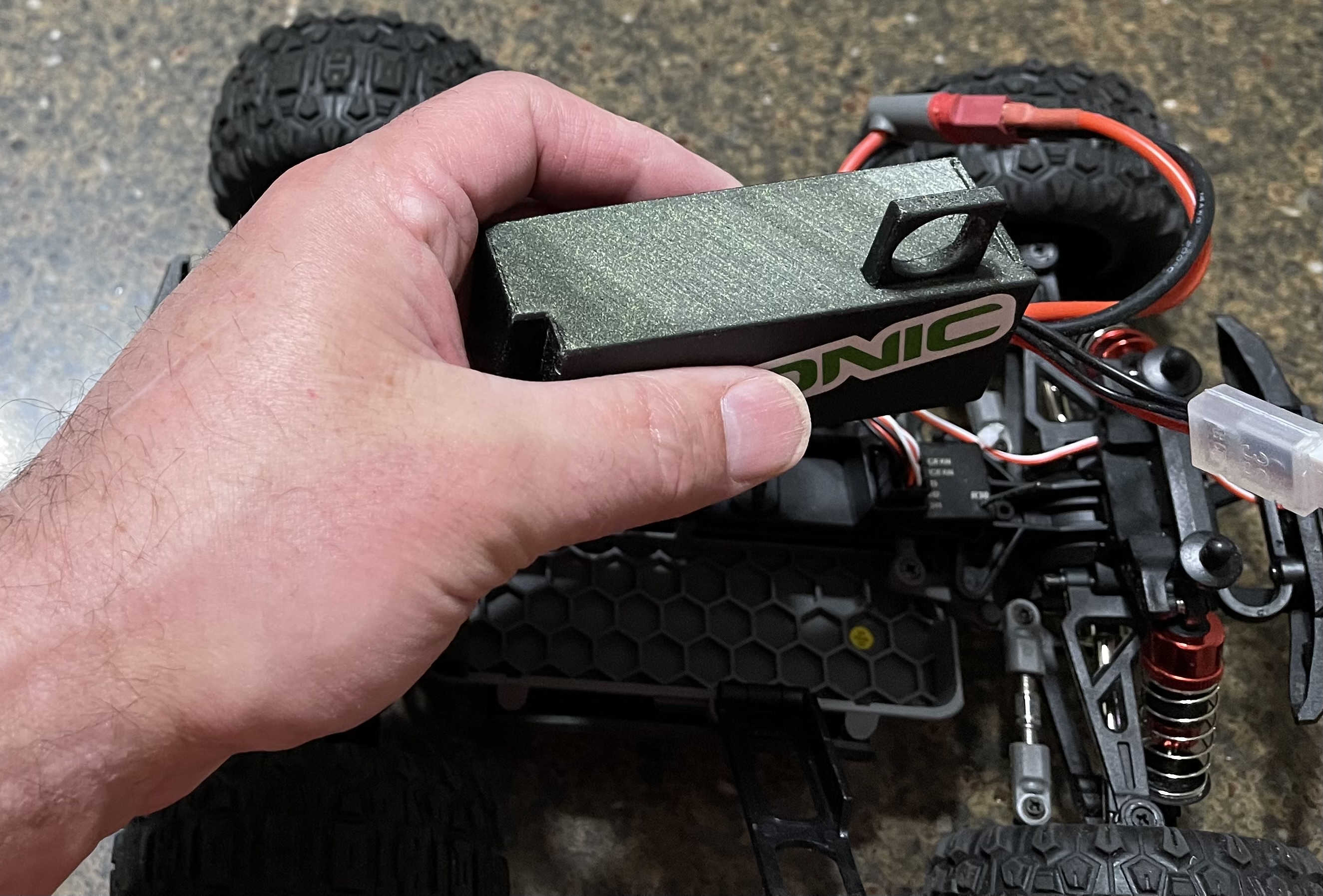 RC Car Battery Adapter by skywarrant Download free STL model