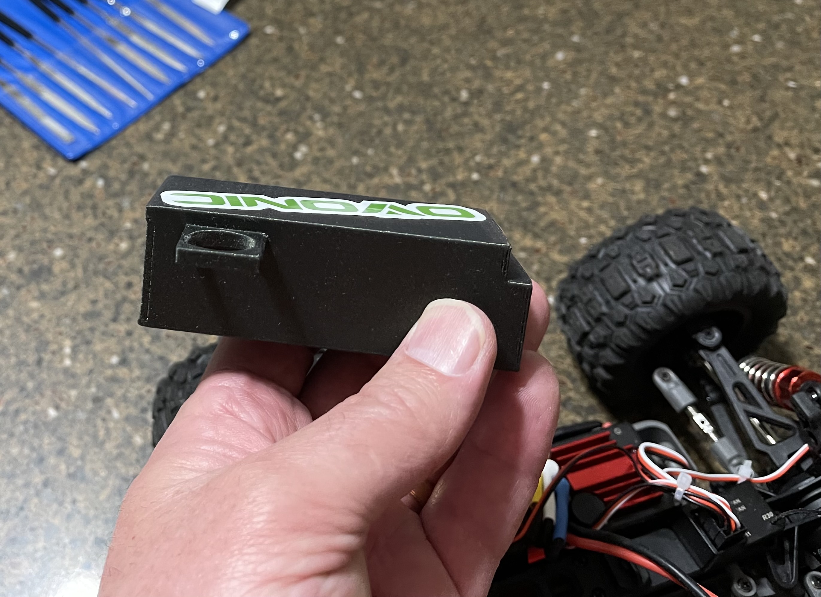 RC Car Battery Adapter by skywarrant Download free STL model