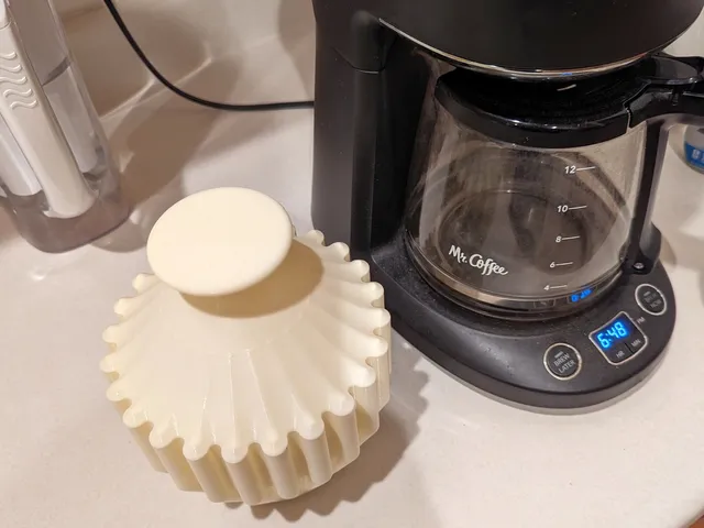 Pleated Coffee Filter Jar